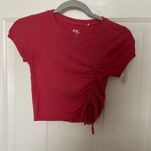 Sinched crop top